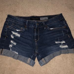 Aeropostale ripped jean shorts